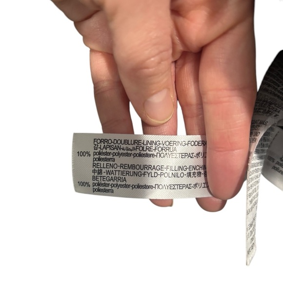 Zara Cropped Black Puffer Jacket Blogger Favorite Trendy XS - Picture 5 of 10